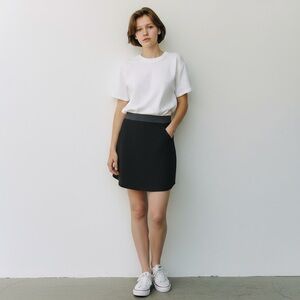 “Got To Have It” Black Midi Waist Skirt